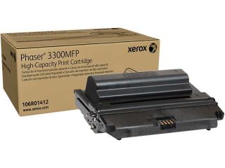 XEROX 106R01412 High Capacity Print Cartridge for Phaser 3300MFP Black