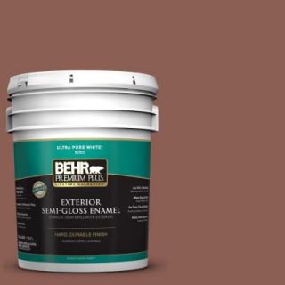 BEHR Premium Plus 5 gal. #ECC 26 1 Cedar Grove Semi Gloss Enamel Exterior Paint 534005