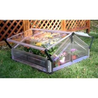 Palram Double 3.5 Ft. W x 3.5 Ft. D Cold Frame Greenhouse