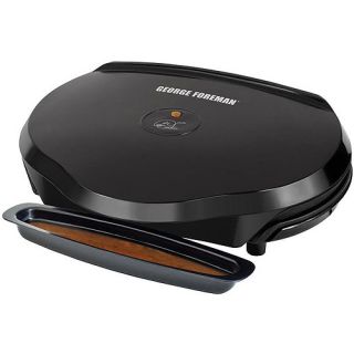 George Foreman 3 Serving Electric Grill, Black