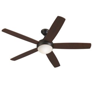 Harbor Breeze 52 in Oil Rubbed Bronze Downrod or Close Mount Indoor Ceiling Fan with Light Kit and Remote