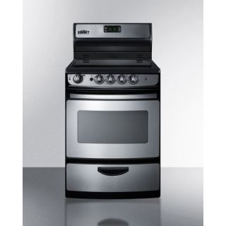 Summit Appliance 3 Cu. Ft. Electric Range in Stainless Steel