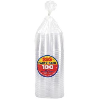 Big Party Pack Plastic Cups, 10 oz, 88/Pkg