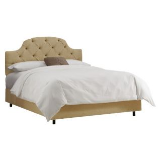 Skyline Custom Upholstered Curved Tufted Bed