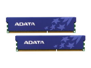 ADATA 4GB (2 x 2GB) 240 Pin DDR3 SDRAM DDR3 1333 (PC3 10666) Dual Channel Kit Desktop Memory Model AD3U1333B2G9 DRH