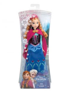 Disney Frozen Sparkle Anna Fashion Doll by Mattel