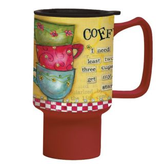 Two Or Three Cups 18 Oz. Travel Mug
