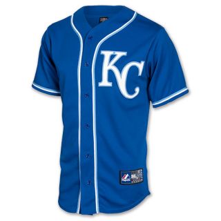 Mens Majestic Kansas City Royals MLB Replica Jersey   6700AKCR BLU