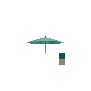 Fiberbuilt Forest Green Market Umbrella (Common 108 in; Actual 108 in)
