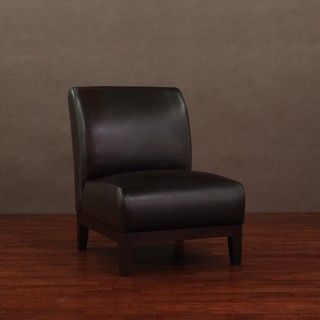 Cole Dark Brown Leather Chair  ™ Shopping