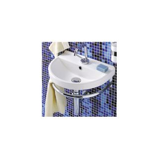 Whitehaus Collection China U Shaped Wall Mount Bathroom Sink