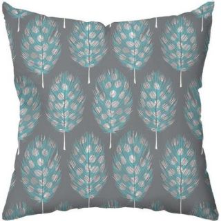Checkerboard, Ltd Guinea Feathers Throw Pillow