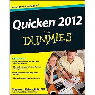 Quicken 2012 For Dummies