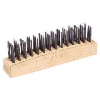 19N784 Wire Brush, 3 Rows, Steel