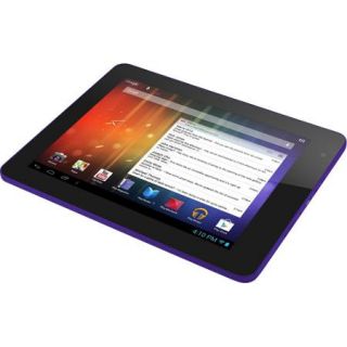 Ematic EGS108 8" Genesis Prime Multi Touch Tablet, 4GB, Android 4.1, Purple