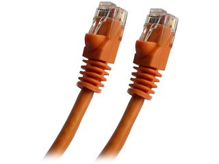 Professional Cable CAT6OR 25 25 ft. Cat 6 Orange Gigabit Ethernet UTP Cable with boots