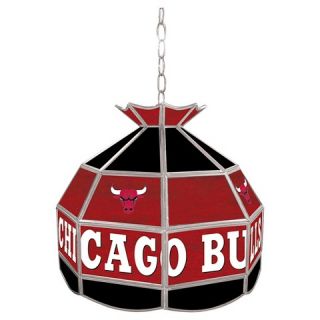 Chicago Bulls Tiffany Style Lamp   16 inch