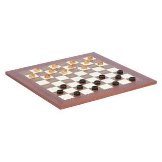 Champion Chess Board & Wooden Checkers