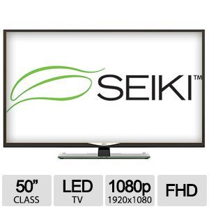 Seiki 50 Class 1080p LED HDTV   1920x1080, 60Hz, 169, 3x HDMI, 8.5ms   SE50FY35