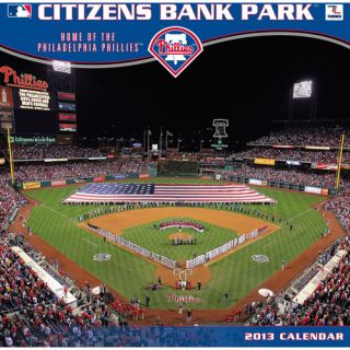 Turner Licensing 2013 12" x 12" Wall Calendar, Philadelphia Phillies Citizens