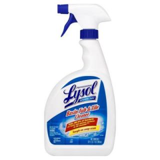 Lysol 32 oz. Professional Disinfectant Basin Tub and Tile Cleaner (Case of 12) 36241 04685