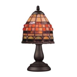 Titan Lighting 13 in. Tiffany Bronze Table Lamp TN 10538