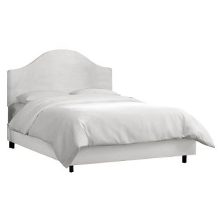 Skyline Custom Upholstered Curved Headboard Bed