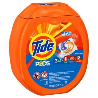 Pods Original Scent Laundry Detergent Pacs 81 ct