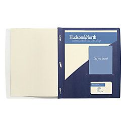 GBC Frosted Front Report Cover 11 12 x 9 12  Dark Blue Pack Of 5