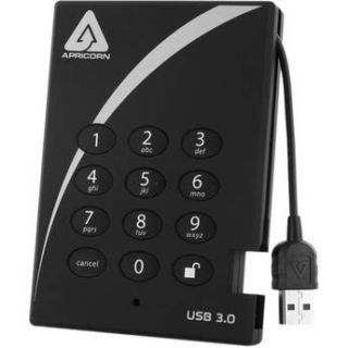 Apricorn 128GB Aegis Padlock Encrypted USB 3.0 A25 3PL256 S128