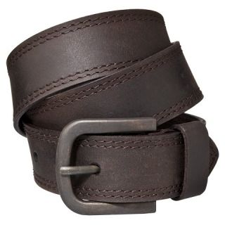 Dickies®   Mens Double Edge Stitched Belt   Brown