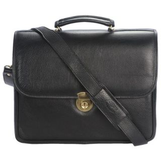 Aston Double Compartment Briefcase   Leather 7927V 52