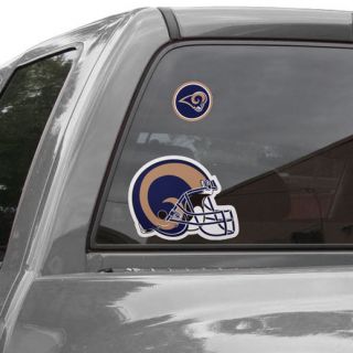 Los Angeles Rams Repositionable Helmet Decal Set