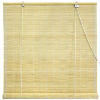 Oriental Furniture Natural Bamboo Matchstick Roll Up Blinds   48" x 72"   7891090
