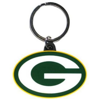 NFL Green Bay Packers Flex Laser Cut Rubber Keychain