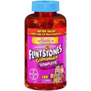 Flintstones Complete Gummies Children's Multivitamin Supplement, 180 count