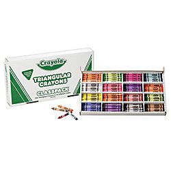 Crayola Triangular Crayons Classpack  Box Of 256