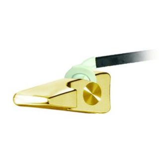 9 in. Triangular Toilet Tank Lever in Polished Brass 682