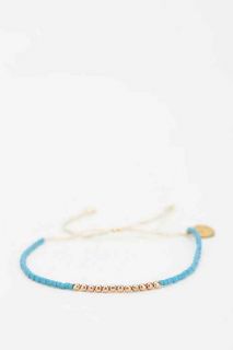 Nikki B. Azure Glass Seed Bead Bracelet