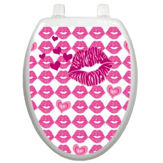Whimiscal Hot Lips Toilet Seat Decal