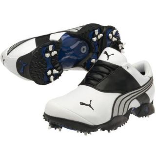 Adidas Mens Adipure White/ Black Golf Shoes