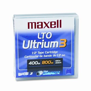 Maxell Corp. Of America 1/2 Ultrium Lto 3 Cartridge, 2200Ft, 400Gb