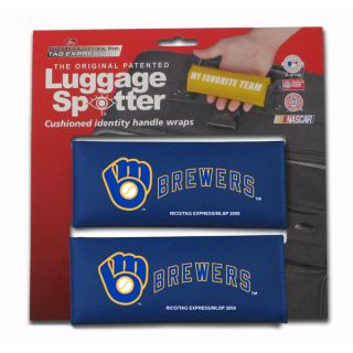 MLB NL Milwaukee Brewers Original Patented Luggage Spotter (Set of 2