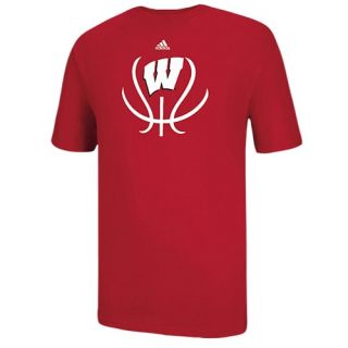 adidas College Basketball Logo T Shirt   Mens   Basketball   Clothing   NC State Wolfpack   University Red