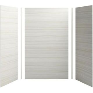 KOHLER Choreograph 60in. X 36 in. x 96 in. 5 Piece Shower Wall Surround in VeinCut Dune for 96 in. Showers K 97616 W07