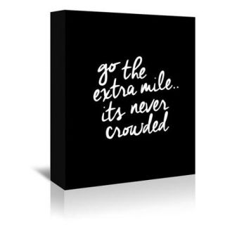 Americanflat Go The Extra Mile Textual Art on Gallery Wrapped Canvas