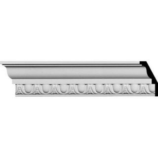 Ekena Millwork 3''H x 94 5/8''W x 1 1/2''D Egg and Dart Crown Moulding
