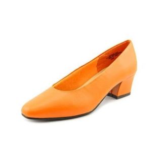 Annie Shoes Lynn Women US 4.5 Orange Heels