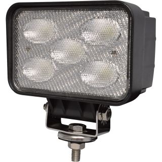 Ultra-Tow 25 Watt Rectangular Worklight — 5 LEDs, 2000 Lumens  LED Automotive Work Lights