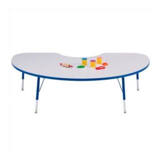 Kydz Activity Table   Kidney ColorGray/red,Size48" X 72" 15"   24"